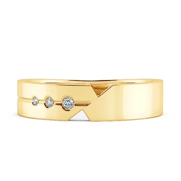 Modern Wedding Band Set NCC2022 3